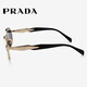 PRADA sunglasses small round frame sunglasses cat eye metal frame women's trendy glasses 65ZS/55-ZVN09T