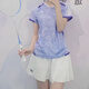
2025 new badminton uniform for men and women quick-drying breathable short-sleeved tops for children's competition training clothes group purchase printing 826 men's top [order note color] XS