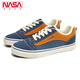 NASA XVVX official joint brand niche canvas shoes for men's summer new trendy casual versatile shoes for men's non-slip sneakers blue 43