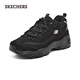 Skechers New Year's Gift Couple's Sports Shoes Plus Velvet Panda Shoes 896268 Black/Purple/BKPR 37 A little too big, it is recommended to order one size smaller