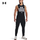 安德玛（UNDERARMOUR） 官方背心夏季跑步篮球足球健身服训练服上衣透气无袖T恤运动男装 1377290-001黑色/柔软舒适/强森 2XL