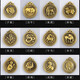 Butterfly Girls zwölf Zodiac -Schlüsselkette One Blatt für das Drachenjahr des Jahres des Landes, personalisierter kreativer Kürbisauto Drachengeschenk ein Blatt, um das Geld zu profitieren und das Geld + Kürbis + Fu -Münze Tiger - 1 Schlüsselkette zu profitieren