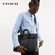 COACH brand direct supply men's SULLIVAN large shoulder crossbody bag charcoal black CZ402