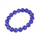 PZI luxury high-end tanzanite bracelet for women and men East China Sea crystal agate jade jade blue gemstone loose bead bracelet collection grade about 9mm