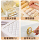 Eight seabird jewelry storage box with lock gold earrings necklace hand jewelry high-end exquisite multi-layered jewelry box Chinese Valentine's Day