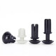 Jinchao nylon rivet push-type plastic rivet R-shaped/type PC board rivet buckle mother-in-law rivet R3R4R5R6 R4060 (50 pieces) black