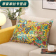 Rongtao 2023 new sofa pillow case rectangular core-free cushion canvas pillow long backrest living room backrest white daisy fine canvas 60X80 core-free