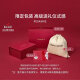 柏萨尼（PESASRIE）品牌包包女包单肩斜跨包轻奢女士手提复古小圆包情人节生日礼物 咖啡色【全国十仓/当次日达】 奢侈限定礼盒包装送女友送老婆
