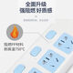 BULL Bull Bull plug wire board with wire 05m 1m 2m 5m 20m row insert high power office multi-socket socket 6189 hole single control switch 0.5m