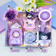 Cadeaux d'anniversaire pour enfants de Kulomi pour filles 3-14 ans pour filles, élèves des élèves de la papeterie Toys pour cadeaux scolaires. Boîte cadeau haut de gamme Kulomi Purple Vingt-cinq