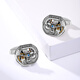 
TATEOSSIAN [Global Limited] Sapphire movement gear cufflinks men's French sleeve nail fashion jewelry birthday gift Sapphire movement cufflinks (300 pairs)