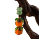 Jing Nian Everything Ruyi Glazed Persimmon Mobile Phone Chain Lanyard Retro Chinese Style Persimmon Leaf Youcheng Key Pendant Pendant Jewelry Persimmon Ruyi 1 Pack