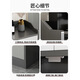 Yijiamu light luxury dining side cabinet cupboard living room wall storage cabinet multi-function storage cabinet modern simple tea cabinet wine cabinet [classic two doors and two draws] 80*38*80CM self-assembled