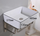 Huilide Ceramic Wash Basin Small Apartment Balcon de lavabo non poreux Balcon de lavabo à pore