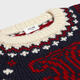 Celine Damen Off-White/Marine Blue/Red Wool Sweater 2A51Z718R.01NZ XS