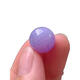 Ancient Burmese Violet Jade Beads Purple Jade Beads Violet Jade Bracelet Necklace 8mm