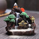 Mewai (incense burner) reverse flow incense tower incense creative ornaments aromatherapy household reverse flow incense grains toilet deodorizing incense 55 grains + landscape osmanthus