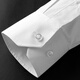 Shanshan Chemise à manches longues Men Four Seasons Business Casual Base Top Stripes Facile à prendre en charge du travail Lignes verticales verticales blanches de Chaîne Blanc Men 41
