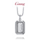 GsunG platinum necklace women's PT950 chain set Graceful fashionable shiny platinum chain set women's pendant bead necklace PT950 necklace about 9 grams 40 cm pre-order