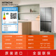 Hitachi (HITACHI) 573L cross-door refrigerator imported large-capacity side-by-side classic model vacuum preservation automatic ice making rapid refrigeration R-FBF570KXC national subsidy cross-door flagship machine crystal mirror color