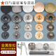 Cached Buard Appuyez sur la machine Vêtements Snap Bouton Scaple Agit de boucle sans boucle Métalle Fiède Bouton Mintion M manuel Appuyez sur le pistolet Black 831 avec une surface incurvée 10 SETS + Outils de Knocking + Boîte de rangement