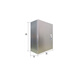 Delixi Electric stainless steel distribution box MB500*400*300 thickness 2