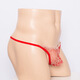 Erwachsene Produkte Neue Lace Herren Perspektive Sex T-förmige Unterwäsche Sexy Mesh U-Bag Tanga Erwachsene Sexprodukte Rot alle Größe