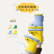 
SEVEN ONLY OLINE children's rain boots for girls waterproof and non-slip cute shark baby rain boots for girls kindergarten water shoes haze blue 16 cm inside length [160] feet length about 15 wear