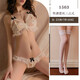 Sexy Little Peach Sexy große BH-Schnürhöpchen kostenlos Bikini Dreipunktanzug weiblicher Liebhaber schwarzer Set + gleiche Strümpfe