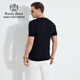 Raidy Boer/Redy Boer [elástico tejido] 2025 Camiseta de manga corta de cuello redondo de diamantes de primavera 7022 Flor negra M/170/48
