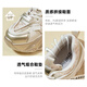 
ZHR dad shoes for women retro thick sole heightened casual shoes for women light trendy comfortable women's shoes G677 gray 35