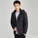 Sundance store same style 2023 winter new hooded and armband thickened warm and cold bread down jacket black 165/88B