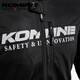 KOMINE SAFETY/INNOVATION Summer full mesh knight jacket light weight anti-fall minimalist style motorcycle riding suit men and women JK-171 Black XL
