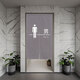 Jingxun bathroom door curtain no punching half curtain partition curtain telescopic rod bathroom toilet curtain 85*120cm