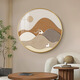 Sense Maltes Cream Style Round Eingang Wohnzimmer Dekoration Gemälde moderne einfache kleine frische Korridorsofa Hintergrund Wandhängemalerei JD12056 50 cm Durchmesser Kristall Porzellan Aluminiumlegierung Gold Rahmen