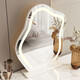 Perfeden Optional Rotating Bedroom Cloud Smart Cosmetic Mirror HD Desktop LED Light Mirror Dressing Table Cosmetic Mirror Beauty Mirror Plug-in Large Fixed Cloud Mirror White