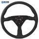 Gongma de 14 pulgadas Momo auto modificado Sports Racing Super Fiber Leater Directivo JDM Dirección de avión 13077_BLACK MARCO