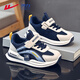 Warrior Boys' Shoes Spring and Autumn Children's Sports Shoes Breathable Running Shoes WZ(CL)-1027 Dark Blue/M/Light Blue 34
