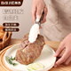 Baijie stainless steel silicone food clip steak clip barbecue clip kitchen fried steak clip barbecue clip