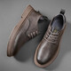 Camel Martin Boots Hombres Low Top 2024 Zapatos de primavera y otoño zapatos de cuero casual para hombres Zapatos de martin británicos zapatos para hombres Autumn Brown 38 Sports Shoes tamaño
