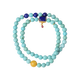 Potala Palace Orphan Turquoise Beeswax Bracelet Lapis Lazuli Transfer Bead Multi-circle Bracelet Beaded Birthday Gift for Men and Women