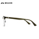 
MOLSION Mosen Siwen glasses frame myopia glasses Jingrui frame can be matched with degree anti-blue light MJ6196 B80 silver eyebrow dark olive green single frame