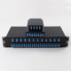 
Front is fiber optic terminal box SC/FC/LC/ST full 8-port terminal box 4/12/24 core rack-type optical cable fusion box 24-port SC large square head [full]