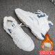Fanshilin Schuhe Herrenschuhe 2025 Neue Frühlingssportschuhe Herren-Netz atmungsaktives lässiges Papa Schuhe Sommer Height-verstärkte weiße Schuhe Blau [Hinzufügen von Samt, um warm zu halten] High-Top/9902 39 [Standard Sportcode]