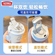 
THERMOS Cute Ghost Thermos Cup High-Precision Student Stainless Steel Portable New Double Drinking Coffee Men and Women Straw Water Cup BXAB13796 Ghost Blue + with Lanyard Ceramic Inner Bottom