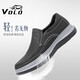 VOLO Rhino men's shoes business casual leather shoes men's slip-on shoes thick sole black 41