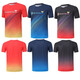 Mesa de ropa de mariposa Tennis Sports Sports New Summer Round Summer Round Slewewer Short Short Spry Breatable Top Sportswear Impresión 838 Azul Top + 1529 Pantalones elásticos Set M Men/Peso 90-115Jin [Jin equivale a 0.5 kg]