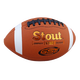 Powerti American Football Erwachsener Wettbewerb Training GST1780 Neue Version von Pu Particle Wear-Resistant Touchdown Taille Flag Nr. 9 Upgrade Modell Brown Gold Shield Nr. 9 Erwachsene Ball