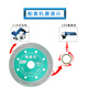 Tigger ultra-thin ceramic tile cutting piece, vitrified tile cutting piece, diamond saw blade, microcrystalline stone saw blade, marble piece, 105 Samsung green microcrystalline stone limited time promotion