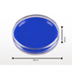 Deli Round Quick Trockendruckplattform Atomic Mimeograph Rot Druckplattform 9863 Red Financial Ink Plattform 9863 Blau